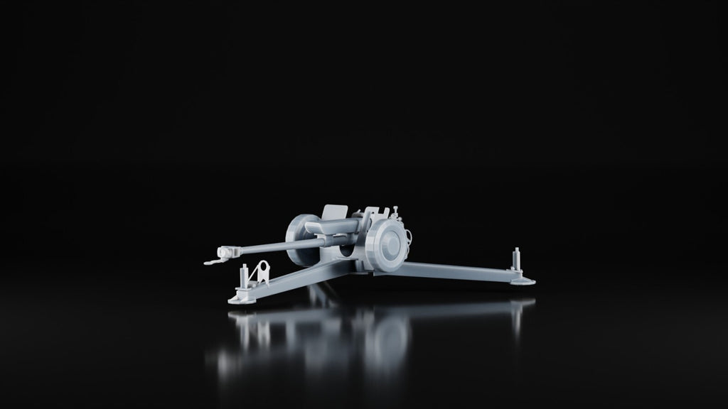 D-30 122mm Howitzer - 1/87 - HO Scale - Soviet Russian Ukraine - 3D Resin Model
