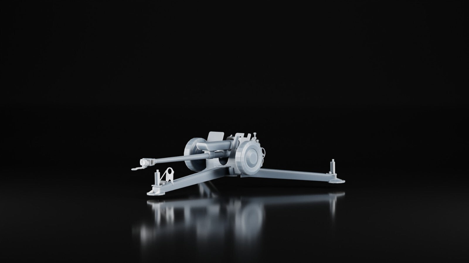 D-30 122mm Howitzer - 1/87 - HO Scale - Soviet Russian Ukraine - 3D Resin Model