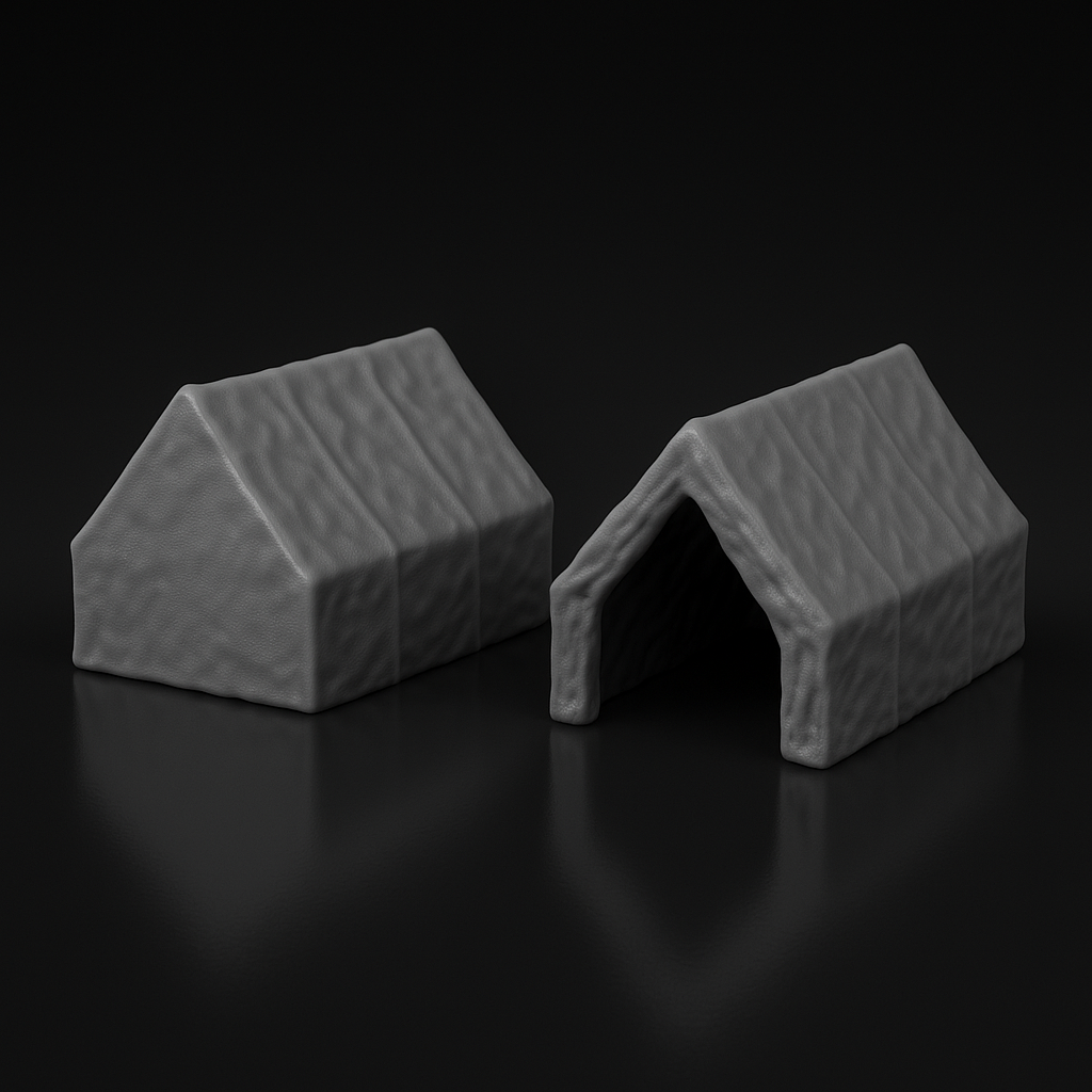 1:87 ACW  US army 2  TENT tentes