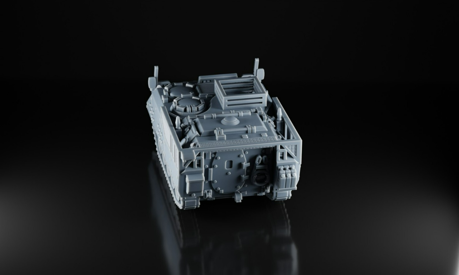YPR Ambulance - 1/72 - Modern Dutch Armored Vehicle - 3D Model - Resin Print