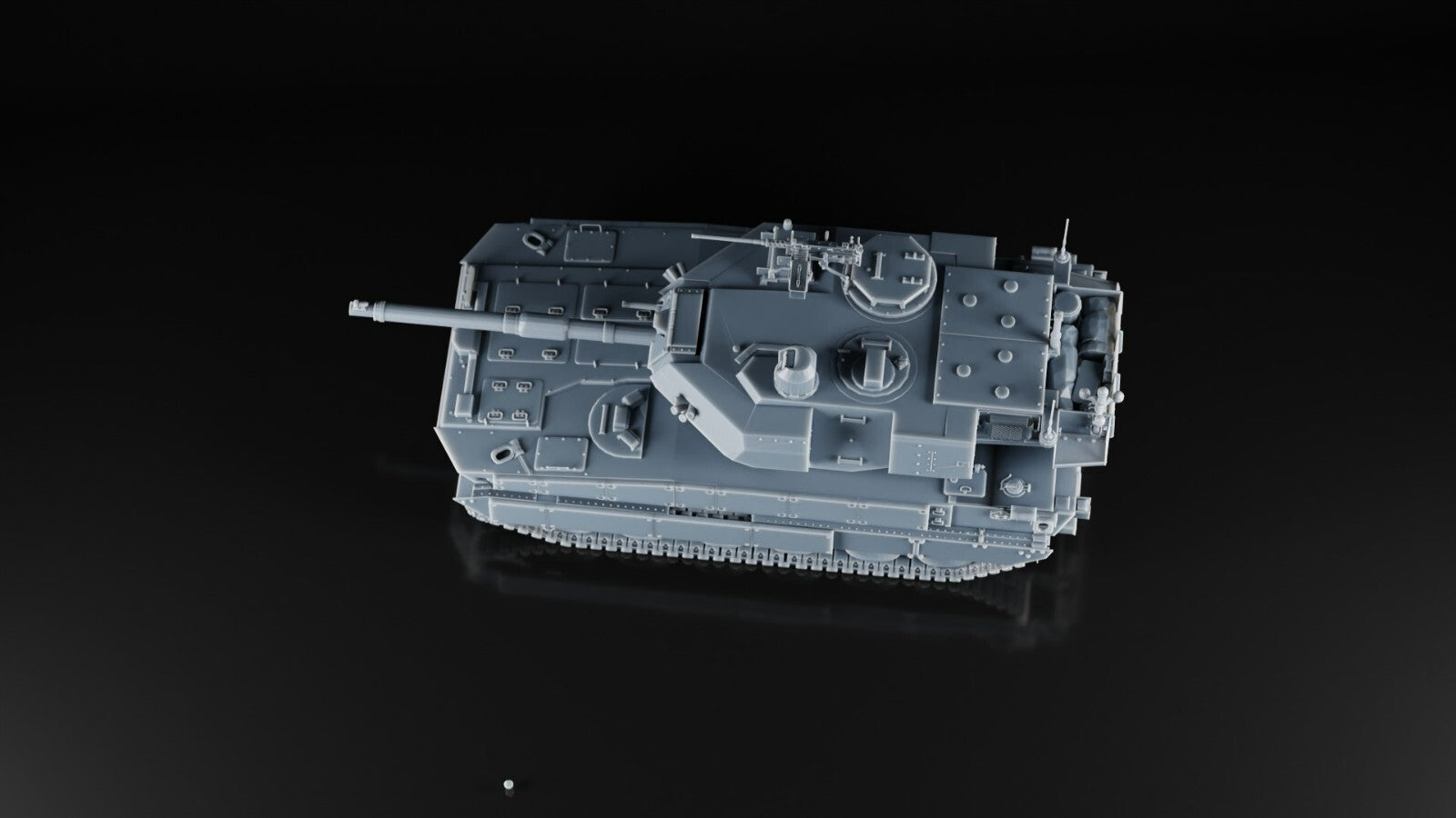 M10 Booker - 1/87 - Light Tank US Army - 3D Military Model - Resin Print