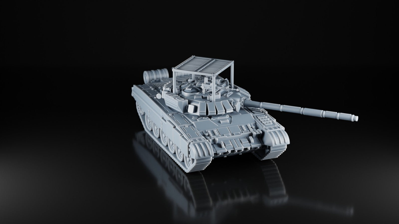 T 72 B3 Tank - 1/48 - Russian Army MBT with Anti-Javelin Cage - 3D Resin Model