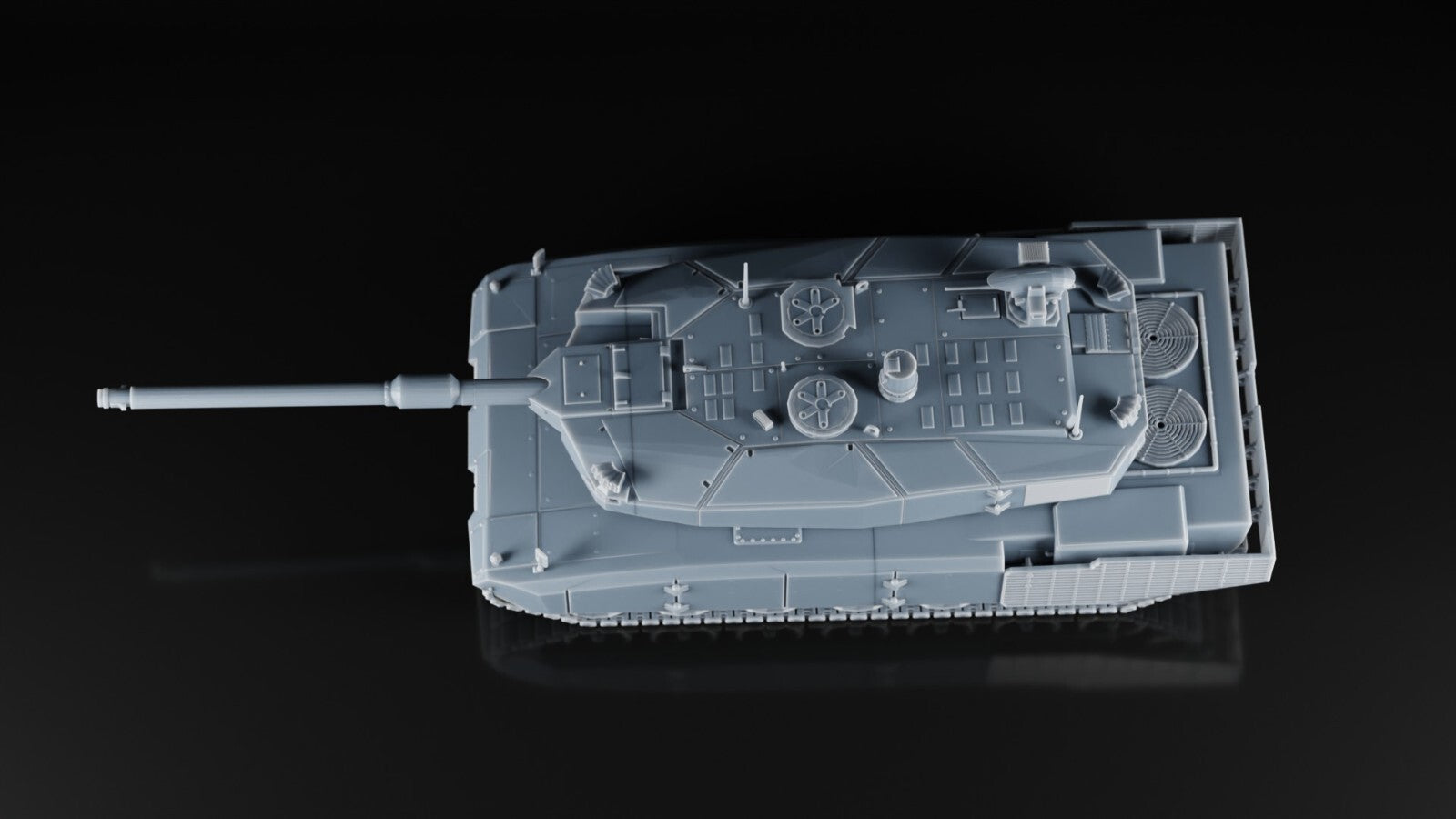 Leopard 2 Revolution 1 - 1/72 - Rheinmetall Tank - Military Model - 3D Printed
