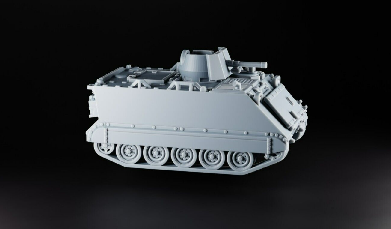 M113 ACAV - 1/72 Scale - Vietnam War APC - 3D Printed - Resin - Military Model