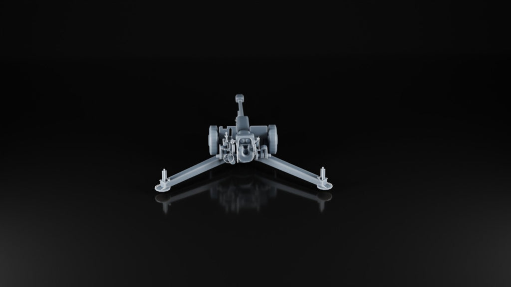 D-30 122mm Howitzer - 1/72 - Soviet Russian Ukraine - 3D Military Model Resin