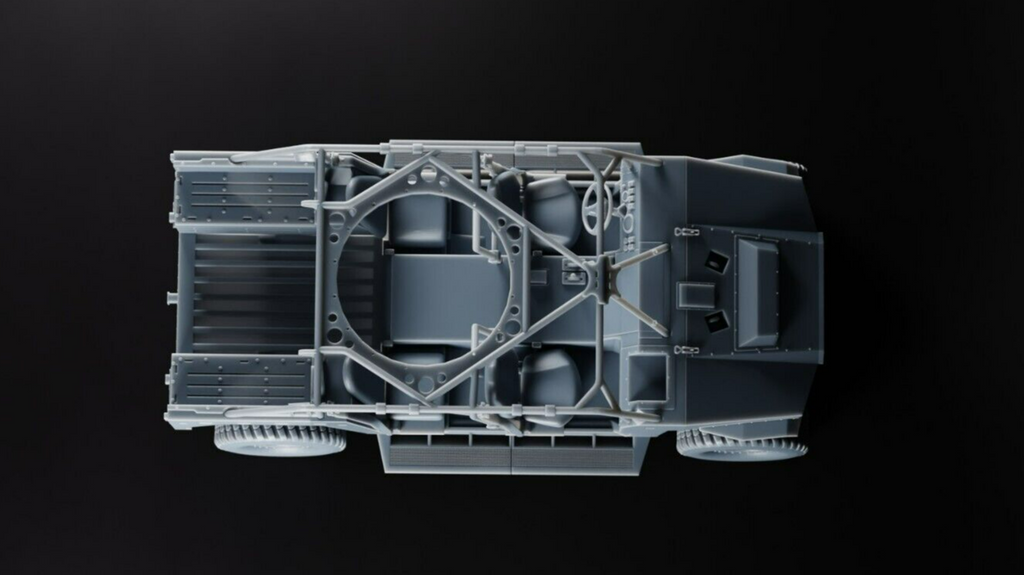 Polaris Dagor A1 - 1/43 - Special Forces Airborne Vehicle Model - 3D Resin