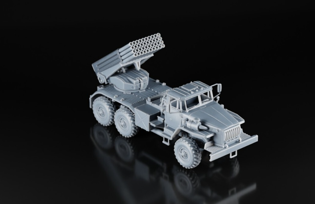 1:72 BM  21 GRAD mlrs russian soviet ukrainian army