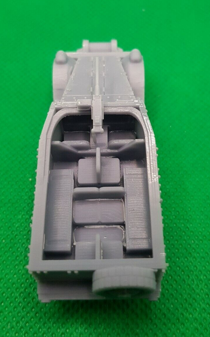 1:72 WW2 white M3 scout car