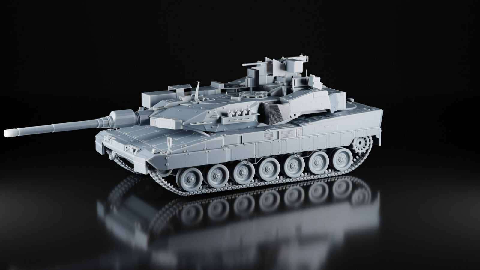 Leopard 2A8 - 1/48 - Modern German MBT - 3D Model - Resin Print
