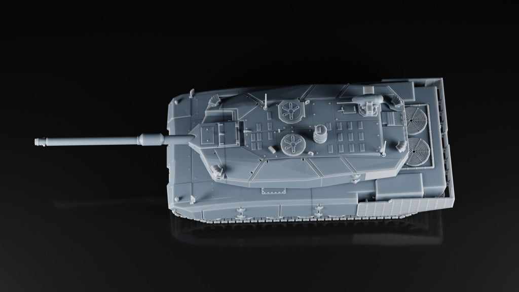 Leopard 2 Revolution 1 - 1/50 Scale - Rheinmetall Tank - 3D Printed - Model