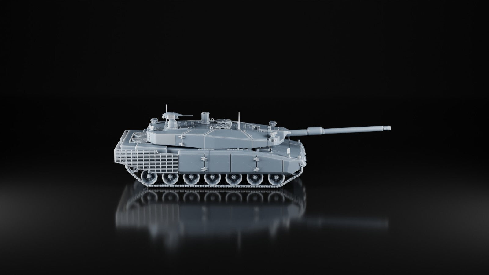 Leopard 2 Revolution 1 - 1/43 Scale - Rheinmetall Tank - 3D Printed - Military