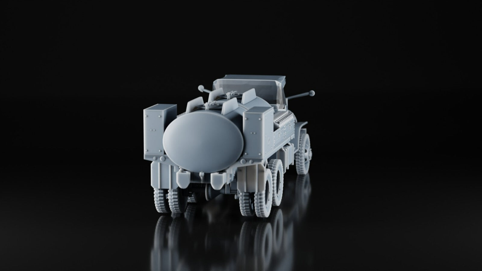 1:72 WW2 US  GMC cckw353  TANK GASOLINE, 750 GAL.  2,5 ton 6x6 Tanker