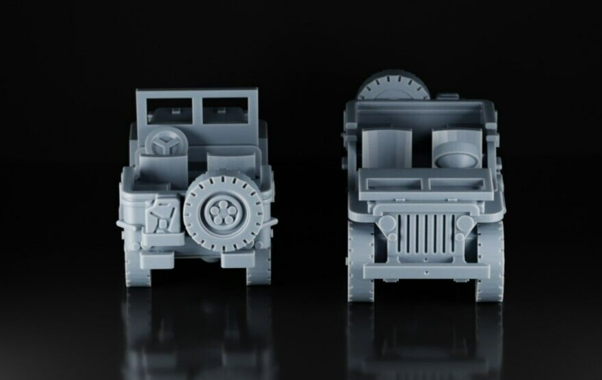 1:72   2 jeep  WW2 USA