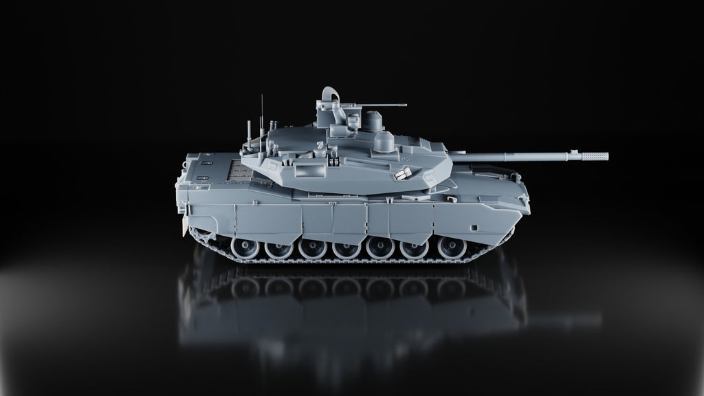 Abrams X Next Gen MBT - 1/87 Scale - US Army Tank - 3D Printed - Military Model