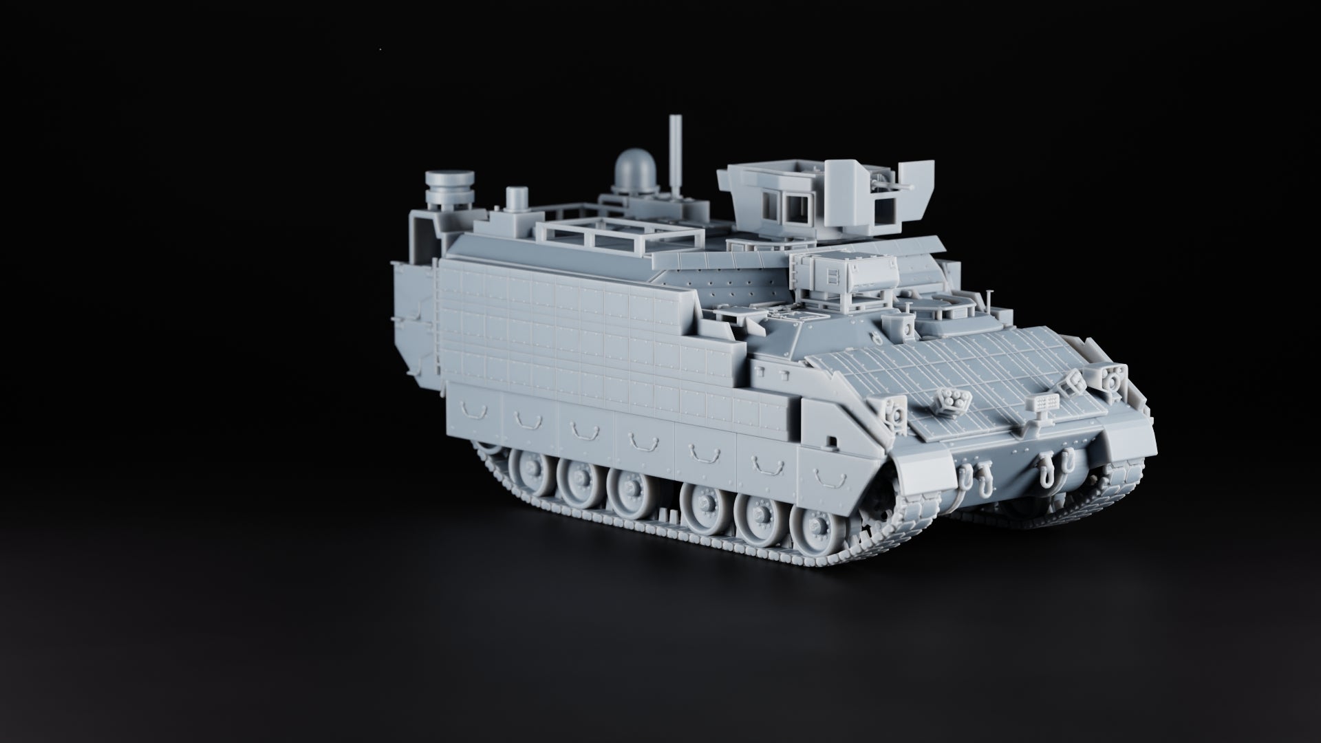 AMPV M1283 - 1/43 Scale - 3D Printed Model - Resin - US Army - Military Vehicle